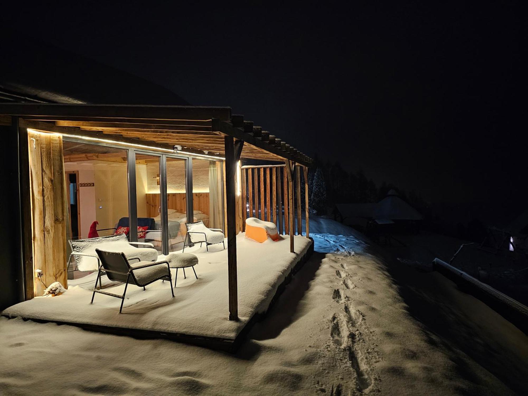 Chata W Bieszczadzie Apartamenty I Domki Z Sauna Bieszczady Поляньчик Экстерьер фото