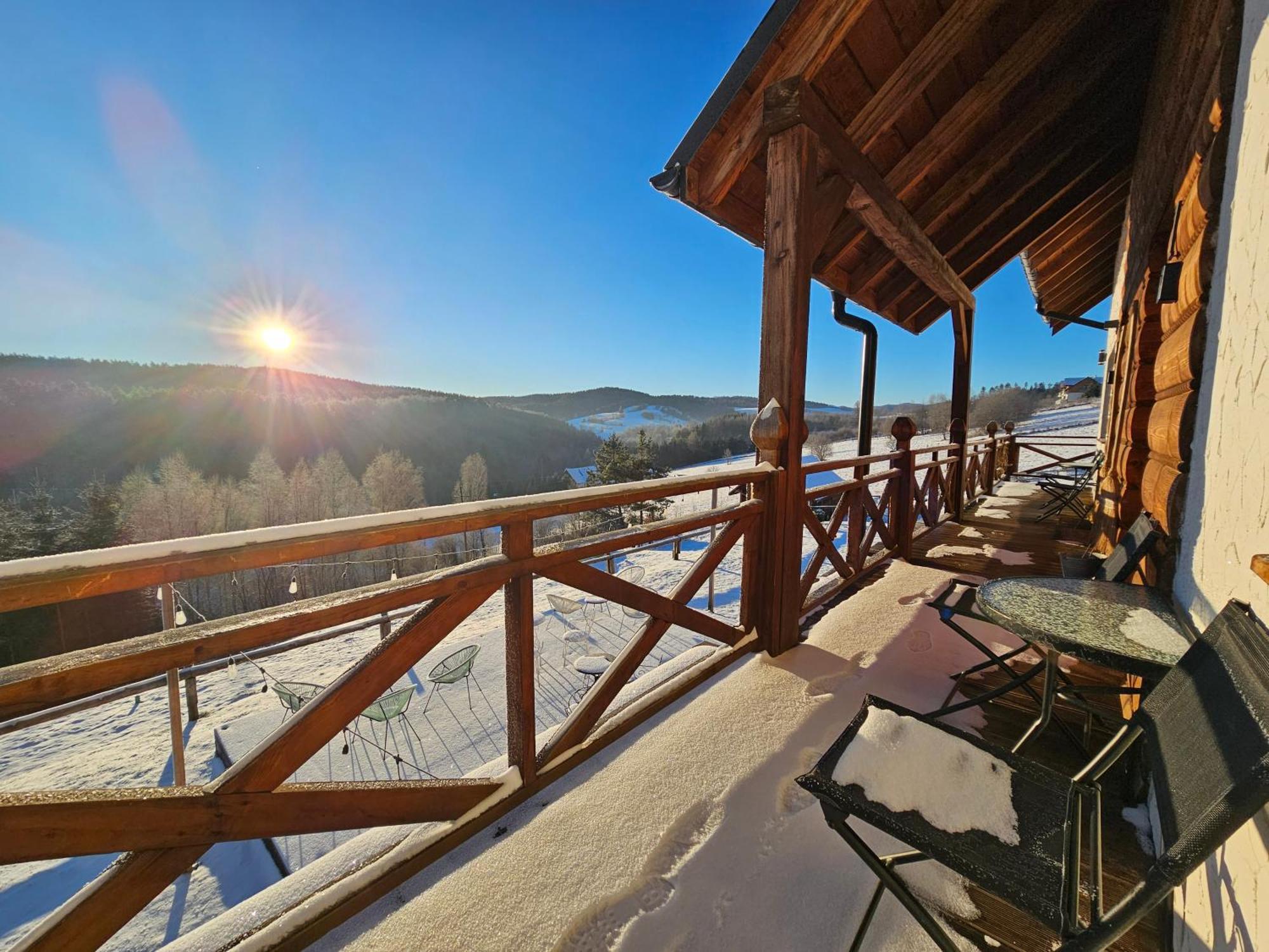 Chata W Bieszczadzie Apartamenty I Domki Z Sauna Bieszczady Поляньчик Экстерьер фото