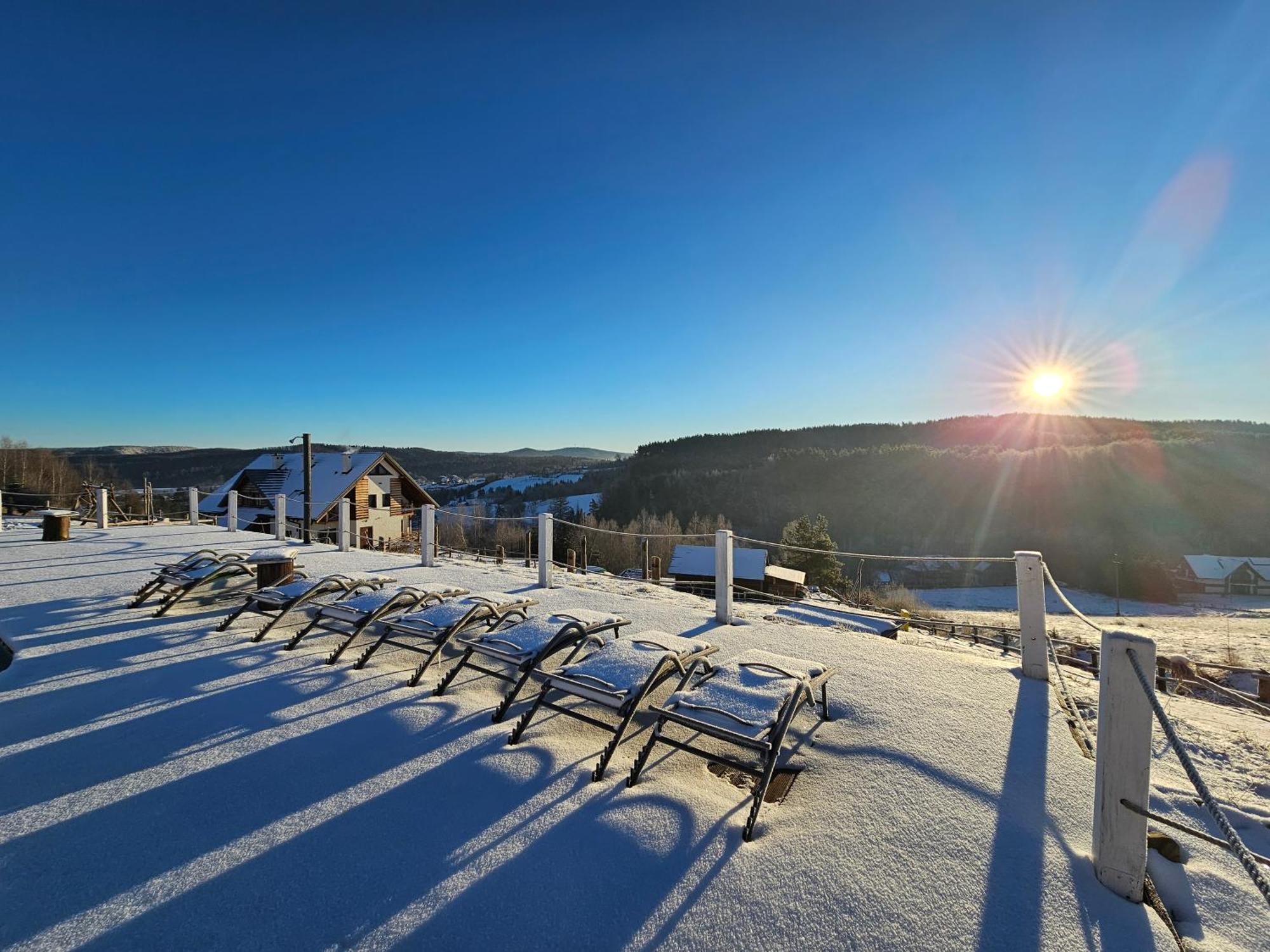 Chata W Bieszczadzie Apartamenty I Domki Z Sauna Bieszczady Поляньчик Экстерьер фото